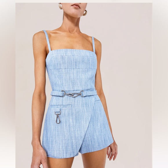 Alexis CAMILLO ROMPER in sky blue new with tag size XS - Picture 3 of 6
